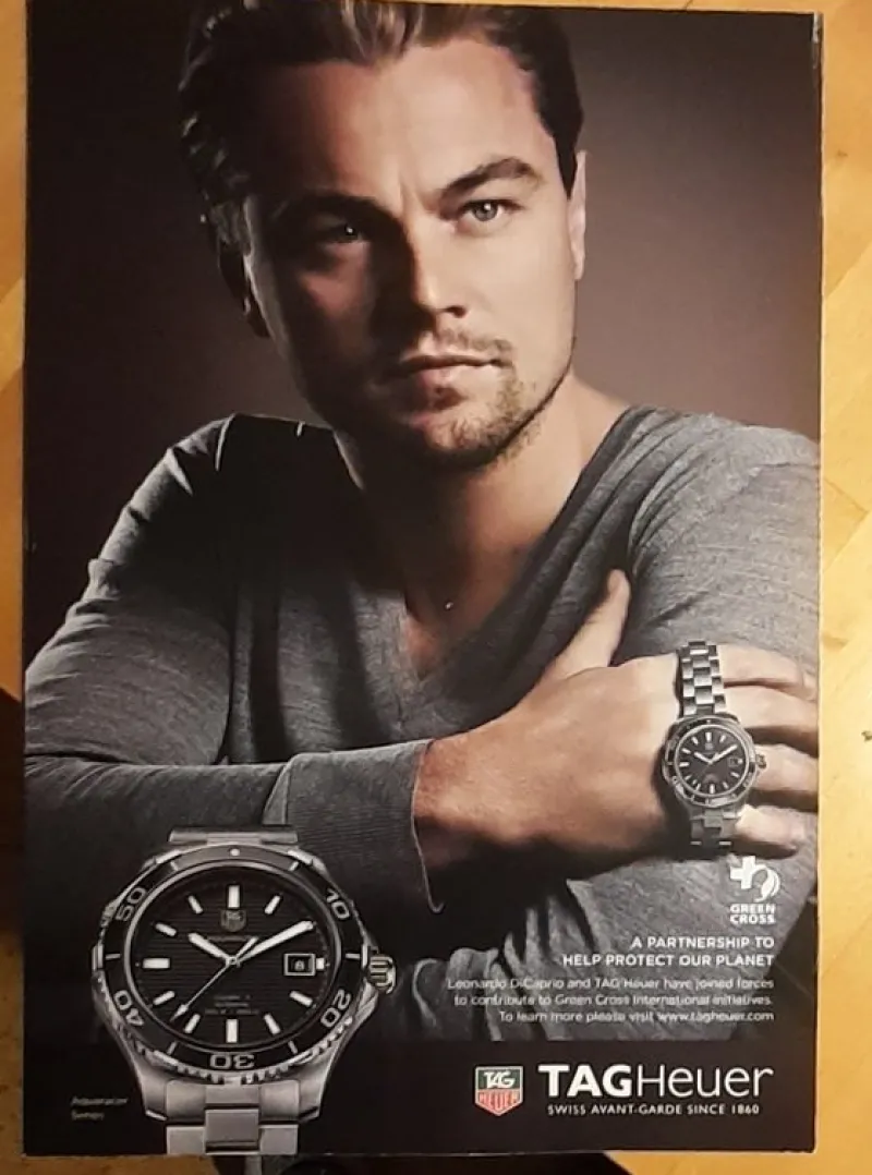 Tradera TAG Heuer & Leonardo DiCaprio USA annons från 2012^ Övrigt Klockrelaterat