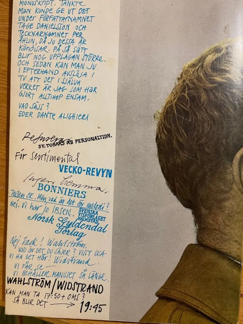 Tradera Tage Danielsson: Mannen som slutade röka> Drama, Dans, Film & Teater