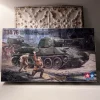 Tradera Tamiya 1/35 T34/76 '43 Produktionsmodell - Oöppnad Plastmodell^ Plastbyggsatser