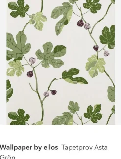 Tradera Tapet ellos Asta Grön> Färg & Tapeter