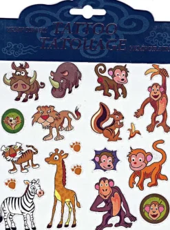 Tradera Tattoos Apor mm> Utklädnad & Rollek