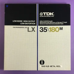 Tradera TDK LX 35/180M, NAB HUB METAL REEL - rullband, hög kvalitet - made in Japan^ Rullband