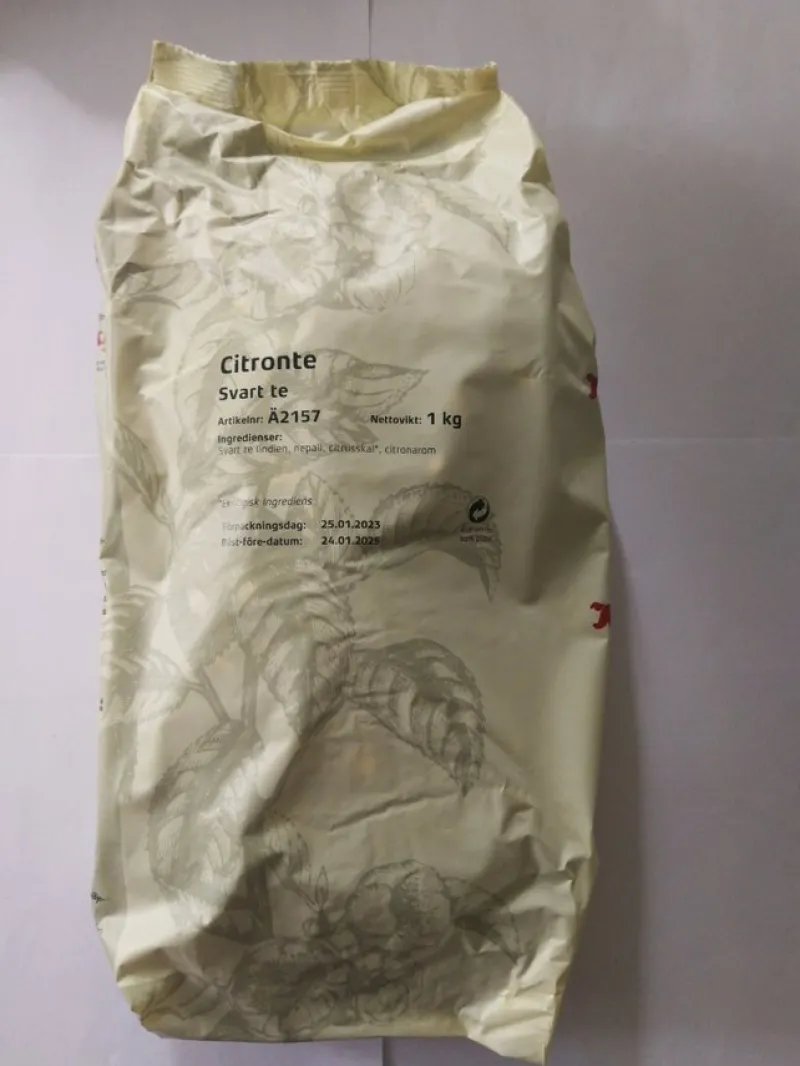 Tradera Te Lösviktste 1 kg Citron te i oöppnad påse från Kahls Te^ Kaffe & Te