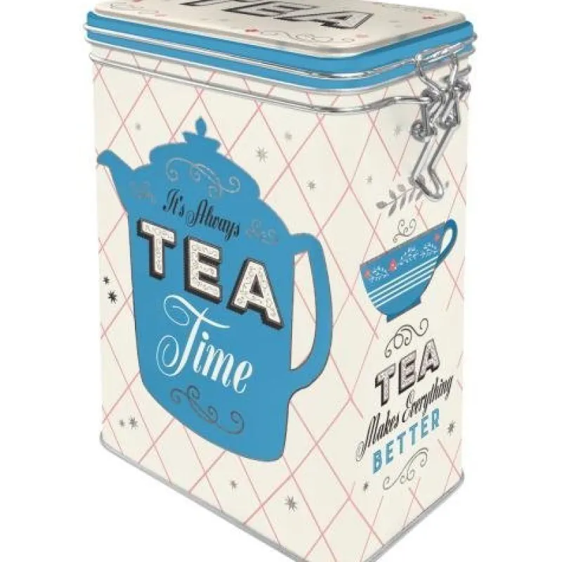 Tradera Tea Time - Plåtburk^ Kaffe & Te