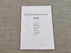Tradera Priskuranter & Kataloger<TELEFONKATALOG 1958