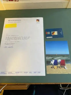 Tradera Telefonkort<Telefonkort - Nordbanken med dokumentaion