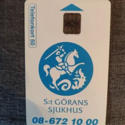 Tradera Telefonkort<telefonkort 50 S:t Görans Sjukhus