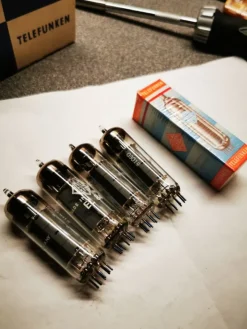 Tradera Telefunken EL84 Rörsats^ Elektronikkomponenter