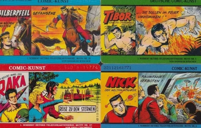 Tradera Telefonkort<Telekort tegneserie