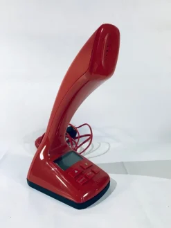 Tradera Fast Telefoni<Telia Kobra Telefon Retro / Vintage Fast Knapptelefon (Röd)