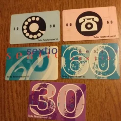 Tradera Telefonkort<Telia Telefonkort 30 & 60