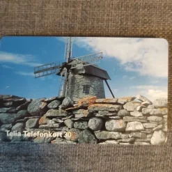 Tradera Telefonkort<Telia Telefonkort 30 - Vindkvarn