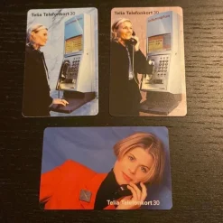 Tradera Telefonkort<Telia Telefonkort 3 st