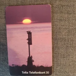 Tradera Telefonkort<Telia Telefontkort 30 - Vacker solnedgång