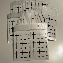 Tradera Temporära TARUERINGAR kors 55 stycken^ Tatuering