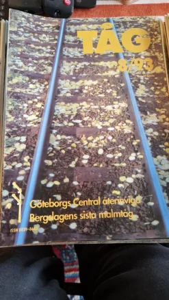 Tradera Tåg 10 utgåvor, komplett årgång 1993> Järnväg & Spårväg