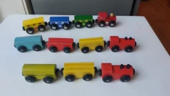 Tradera Tåg lok vagnar Brio träjärnväg> Brio & Träleksaker