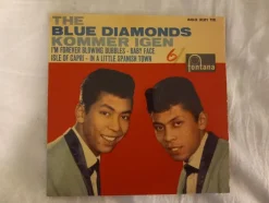 Tradera The Blue Diamonds - Kommer Igen EP (omslag)^ Skivomslag