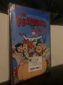 Tradera The Flintstones Plåtskylt> Filmmerchandise