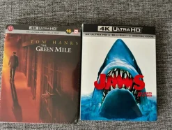 Tradera The Green Mile & Jaws 4K Ultra HD Blu-ray Steelbook> 4k Ultra Hd