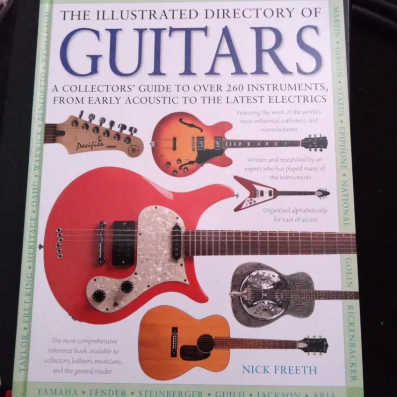 Tradera The Illustrated Directory of Guitars - Nick Freeth> Musik, Visor & Vistryck