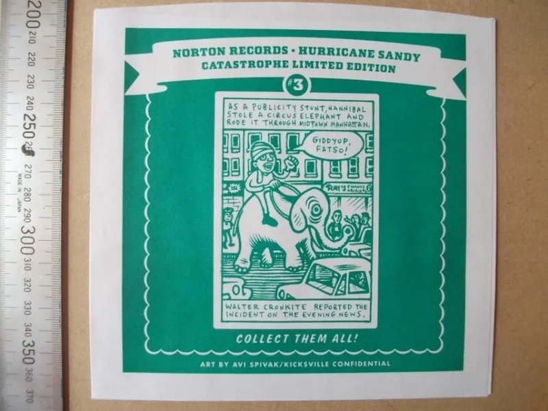 Tradera The Mighty Hannibal R&B /Rockabilly Comic EP fodral. #3..^ Skivomslag