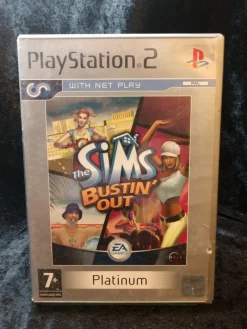 Tradera Playstation<The Sims Bustin' Out