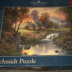 Tradera Thomas Kinkade pussel^ Pussel