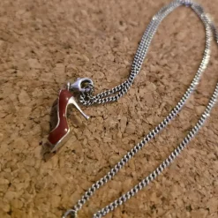 Tradera Övriga Smycken<THOMAS SABO Berlock klacksko + kedja / silver / 835 / 925