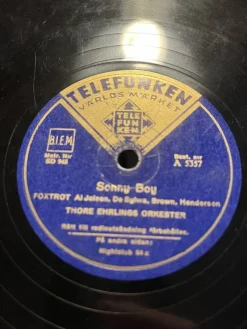 Tradera Thore Ehrlings Orkester. Telefunken A 5357.^ Stenkakor
