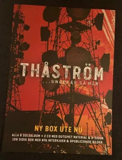 Tradera Thåström - Ungefär så här Promo Poster^ Musikposters