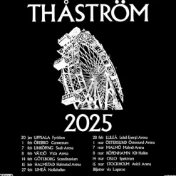 Tradera Thåström på Scandinavium 14/2 2025. Två konsertbiljetter.> Konserter