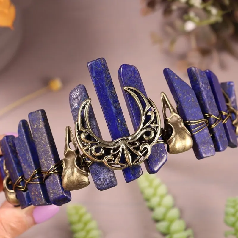 Tradera Hårsmycken & Diadem<Tiara med lapis lazuli