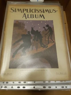 Tradera TIDNING : Simplicissimus *** radikal tysk satirtidskrift *** 1902> Serier Övriga Världen