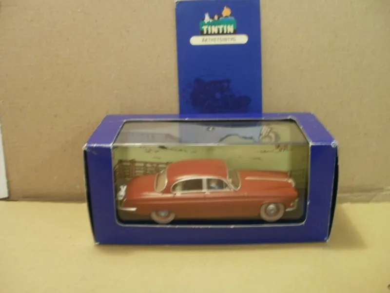 Tradera Leksaks- & Samlarbilar<TINTIN BIL 40 JAGUAR MKX /DEN SVARTA ÖN