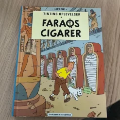 Tradera Tintins äventyr: Faraos cigarer - på danska> Serier Övriga Världen