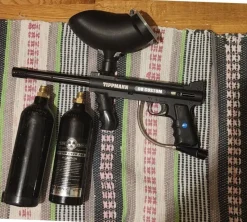 Tradera Tippmann 98 Custom paintballmarker med tuber^ Militära Leksaker
