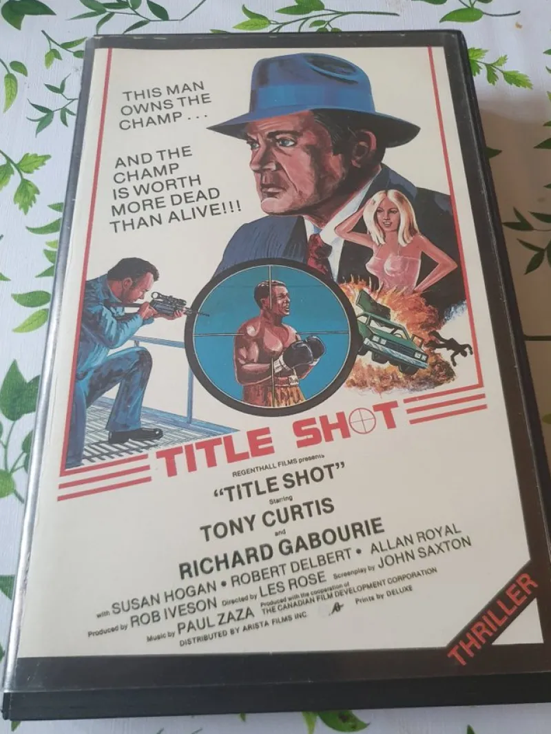 Tradera Title Shot Fd hyrfilm Svart VTC^ Vhs-filmer