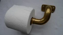 Tradera Toapappershållare gammal vintage mässing behöver putsas hållare toalettpapper> Bruks- & Prydnadsföremål