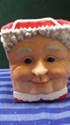 Tradera Tomte Påse/Vas JUL Höjd 16 cm Rektangulär 12 x 9,5 cm> Högtider