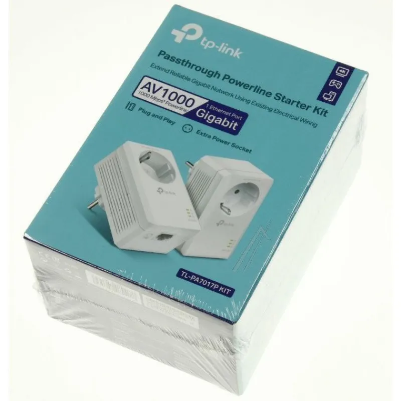 Tradera TP-Link AV1000 Powerline Starter Kit Nya i oöppnad kartong> Nätverk & Tillbehör