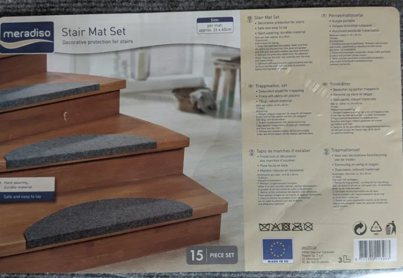 Tradera Trappmattor, 15-delars set, trappa, matta^ Mattor