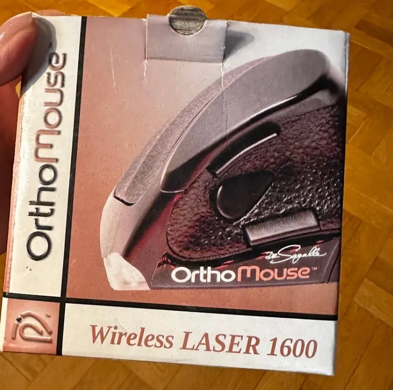 Tradera Trådlös Orthomouse Laser 1600 datormus> Datortillbehör