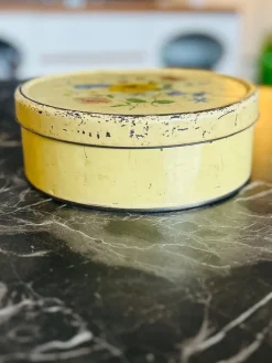 Tradera Plåtemballage<Triangel Kaffe plåtburk 1 kg