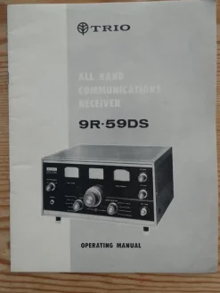 Tradera TRIO 9R-59DS, OPERATING MANUAL^ Amatörradio