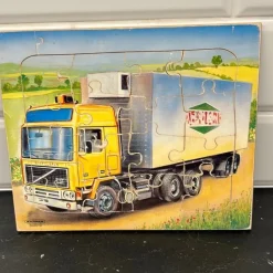 Tradera Träpussel Volvo lastbil^ Lastbilar & Bussar