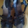 Tradera Damskor<Träskor Skinn sandaler storlek 40