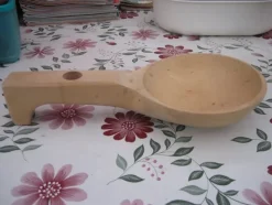 Tradera Träslev som används till skål & ljusstake> Hemslöjd