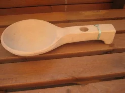 Tradera Träslev som används till skål & ljusstake> Hemslöjd