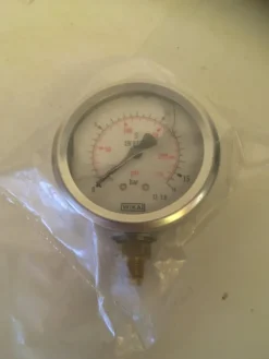 Tradera Tryckmätare WIKA^ Jordbruksmaskiner